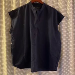 EUC Figs Navy Blue Rafaela Scrub Top